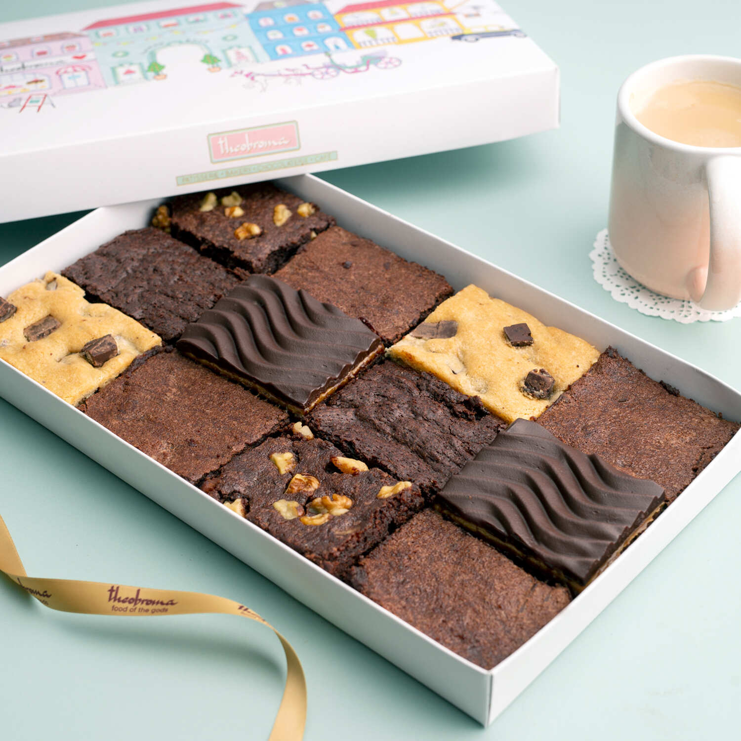 Assorted Eggless Brownies Box - 12 pcs