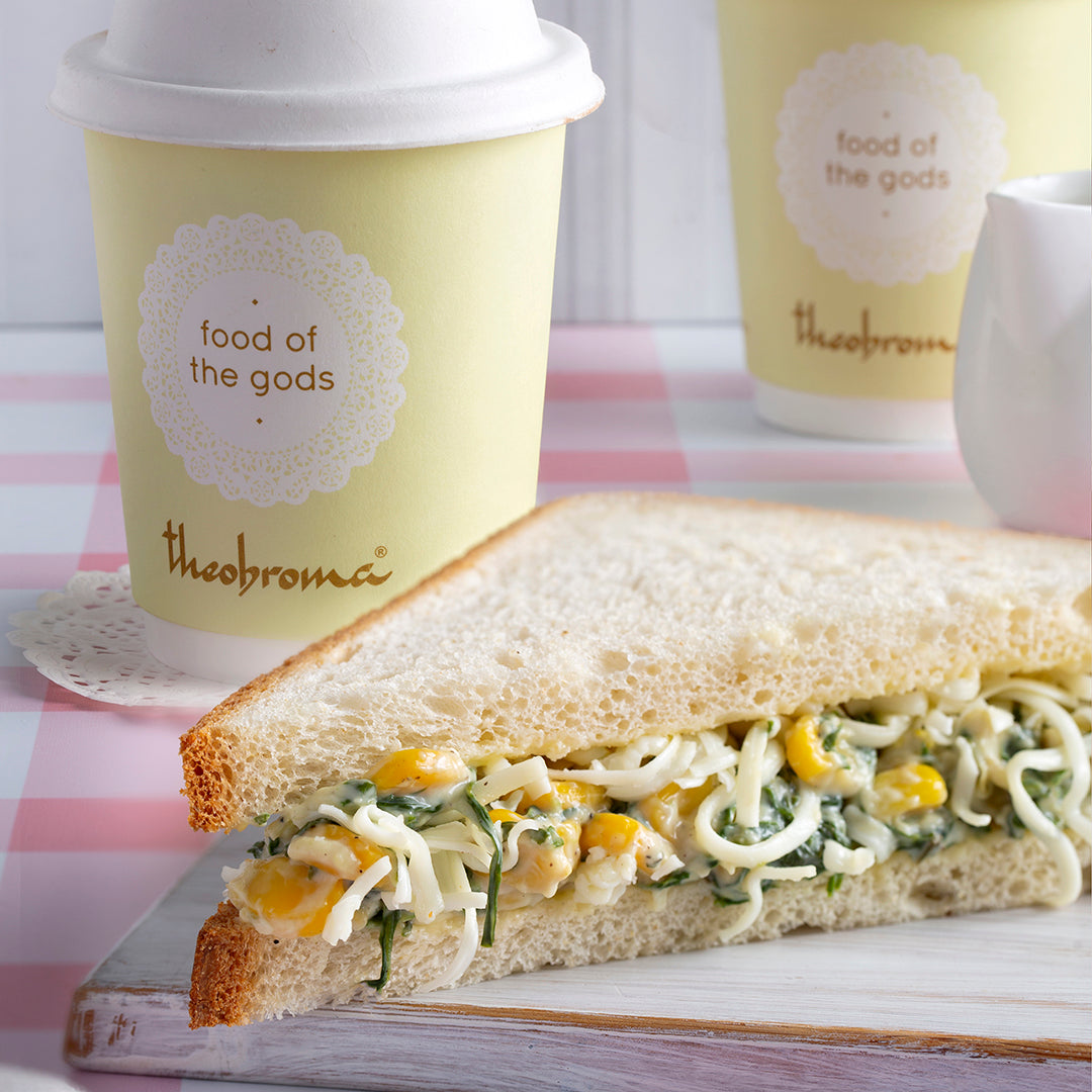 Choice of Veg Sandwich/Savoury + Choice Of Beverage
