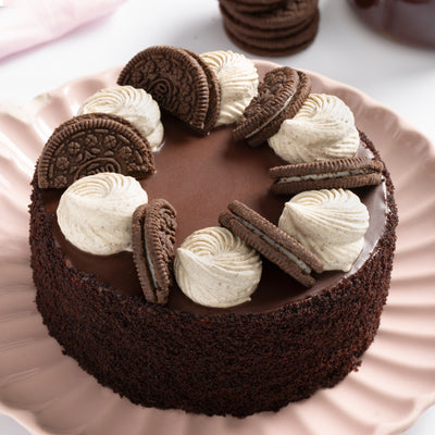 Choco-Vanilla Oreo Cake  Choco-Vanilla Oreo Cake