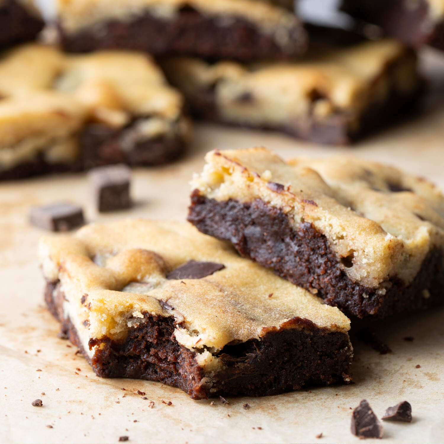 Eggless Cookie Brownie