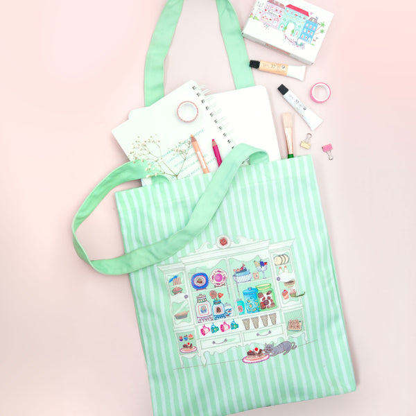 Buy Trendy Green Tote Bag Online In India Theobroma