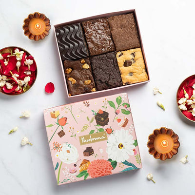 Assorted Brownies Gift Box [6 Pcs]
