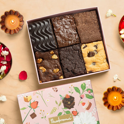 Assorted Brownies Gift Box [6 Pcs]