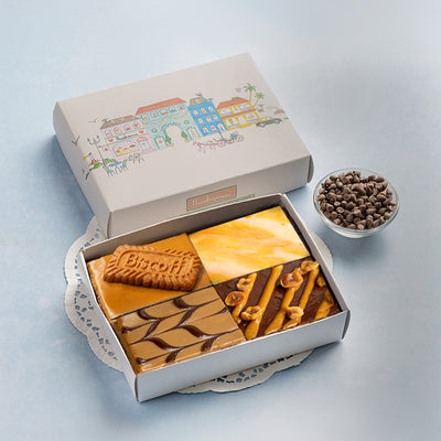 Assorted Premium Brownies Box [4 Pieces]