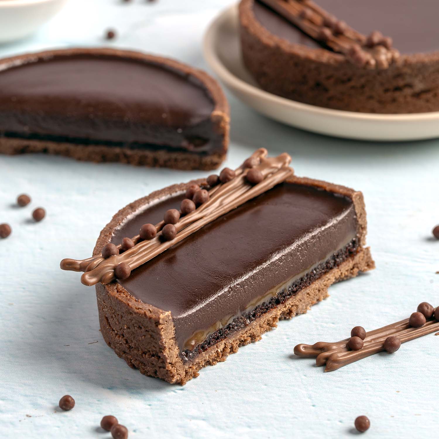 Chocolate & Caramel Tart