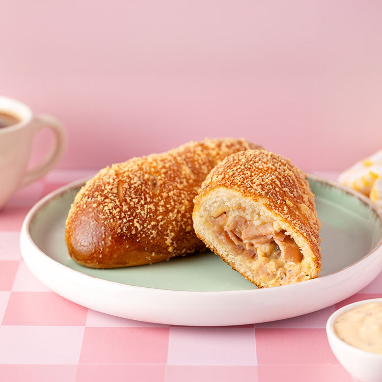 Chicken Ham & Cheese Stuffed Roll