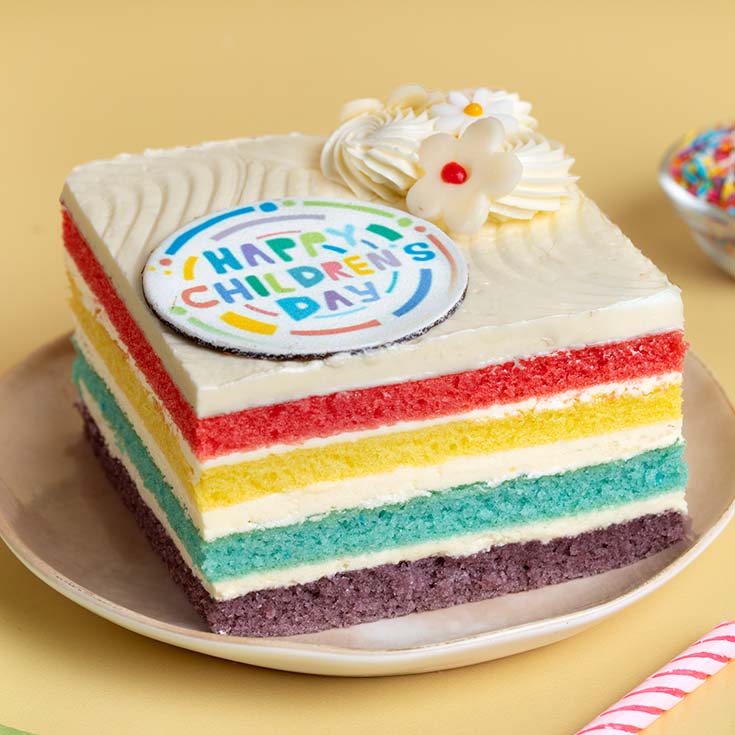 Children's Day Bento Cake - Rainbow Cream Cheese [320g]