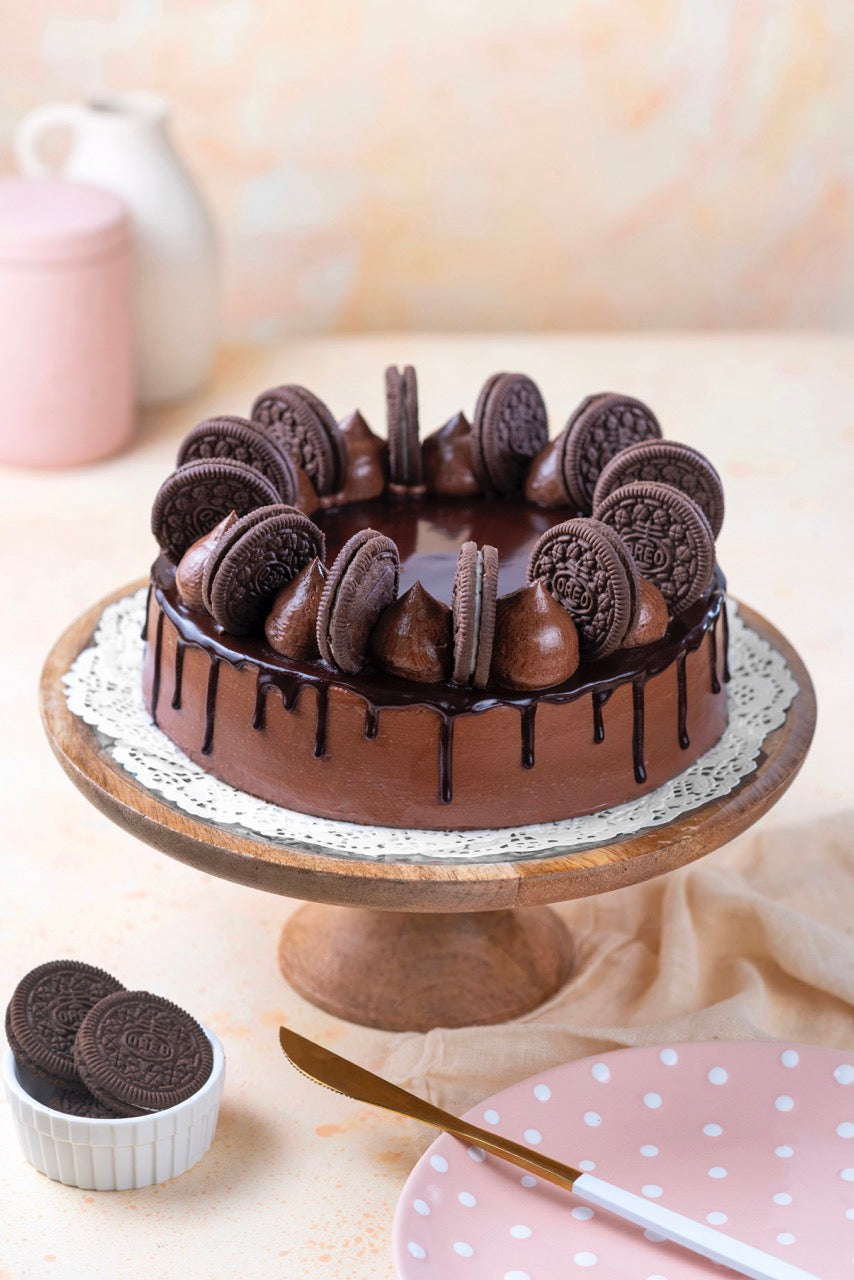 Oreo biscuit cake recipe | 4 ingredient chocolate cake | eggless, no oven  cake |