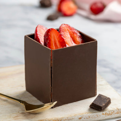 Chocolate & Strawberry Mousse Pastry [1 Pc]