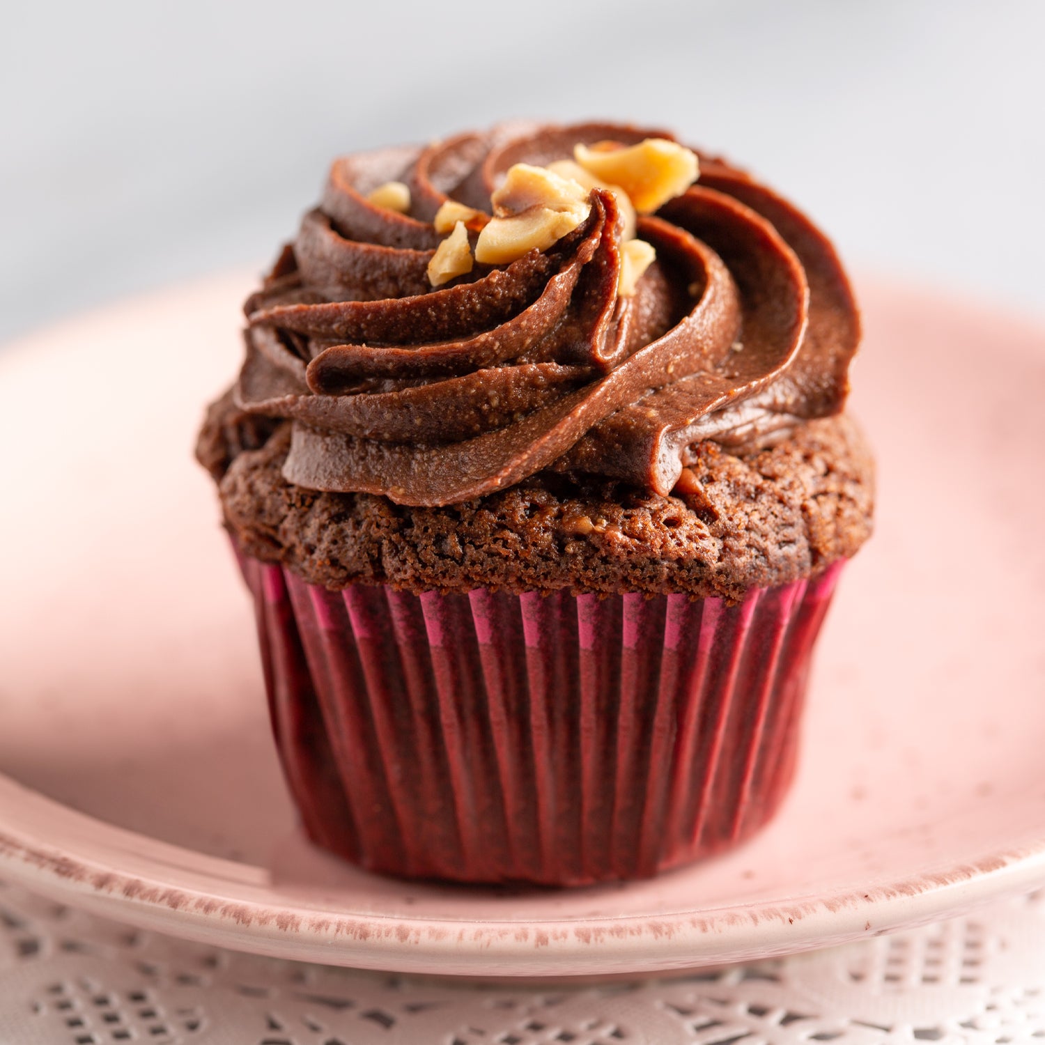 Chocolate & Hazelnut Cupcake