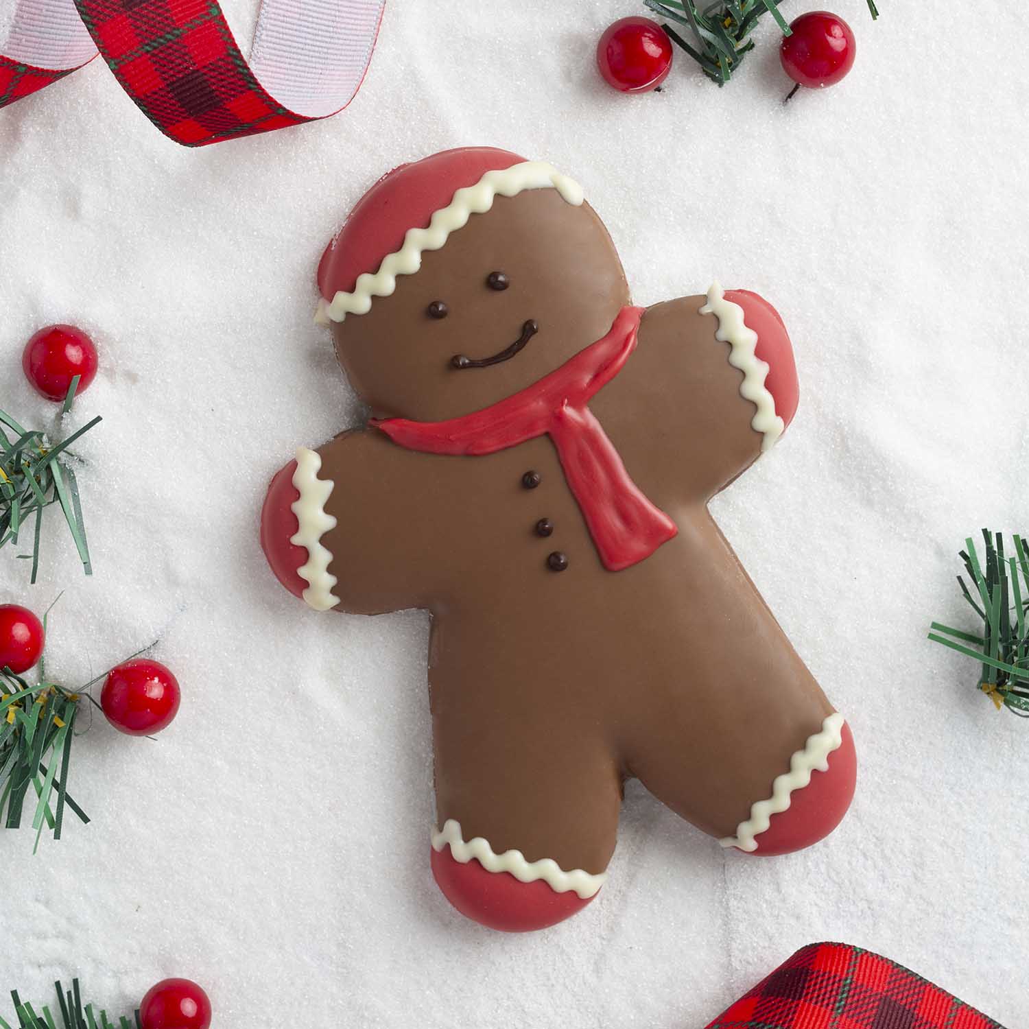 Chocolate coated Gingerbread Man (100g)