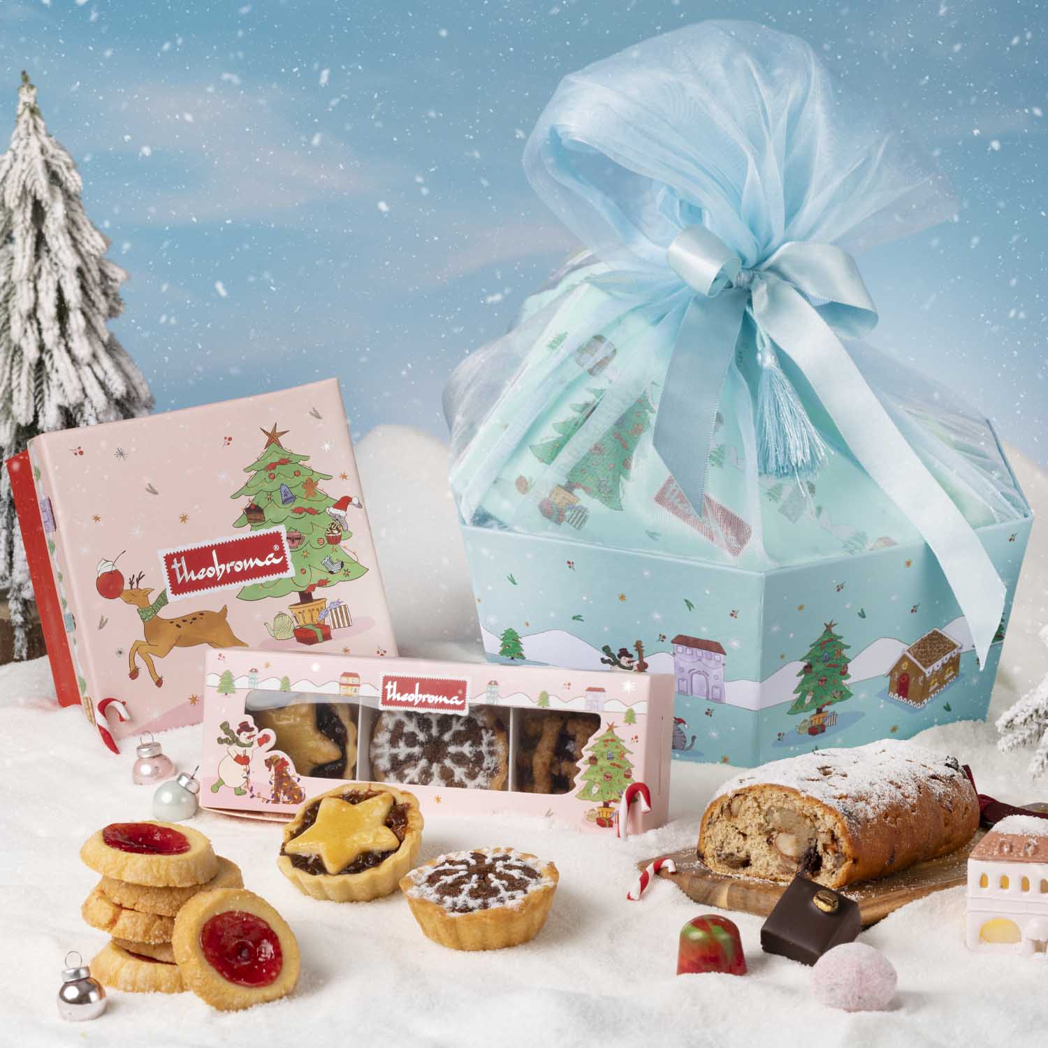 Christmas Indulgence Gift Hamper Basket