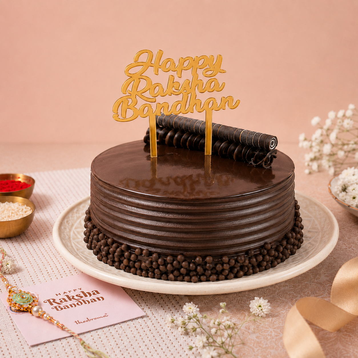 Raksha Bandhan Special Eggless Dutch Truffle Cake [500g]