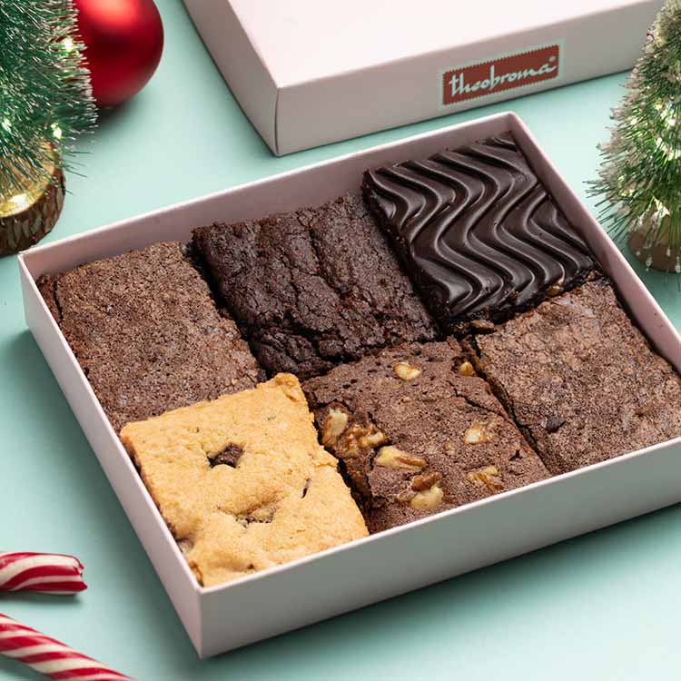 Assorted Eggless Brownies Gift Box [6 Pcs]