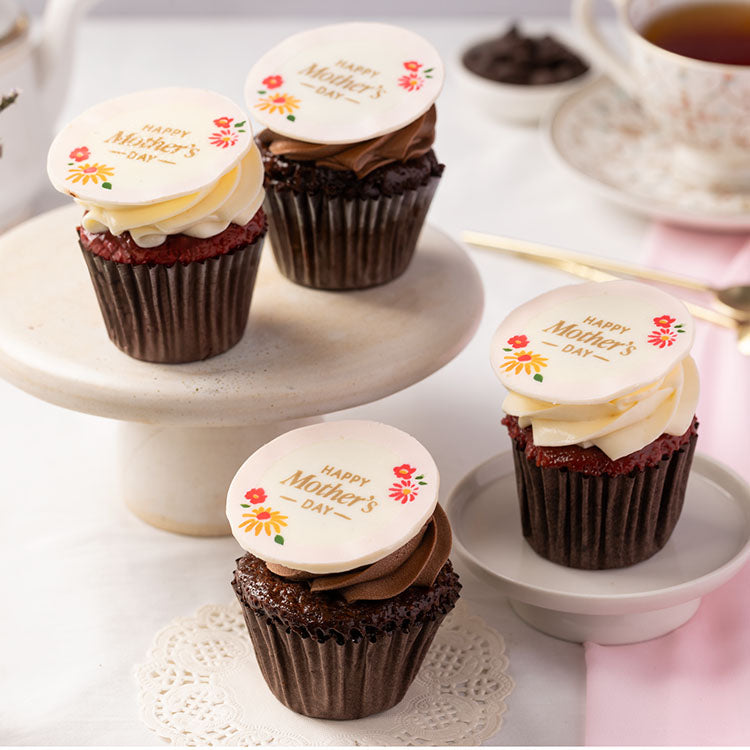 Mother's Day Cupcake - [Set of 4]