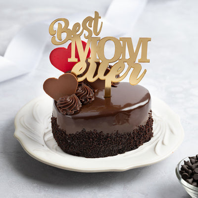 Mother's Day Cake - Chocolate and Strawberry Heart Bento