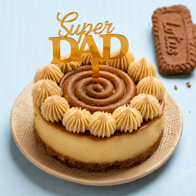 Father's Day Lotus Biscoff Bento CheeseCake with Topper [340g]