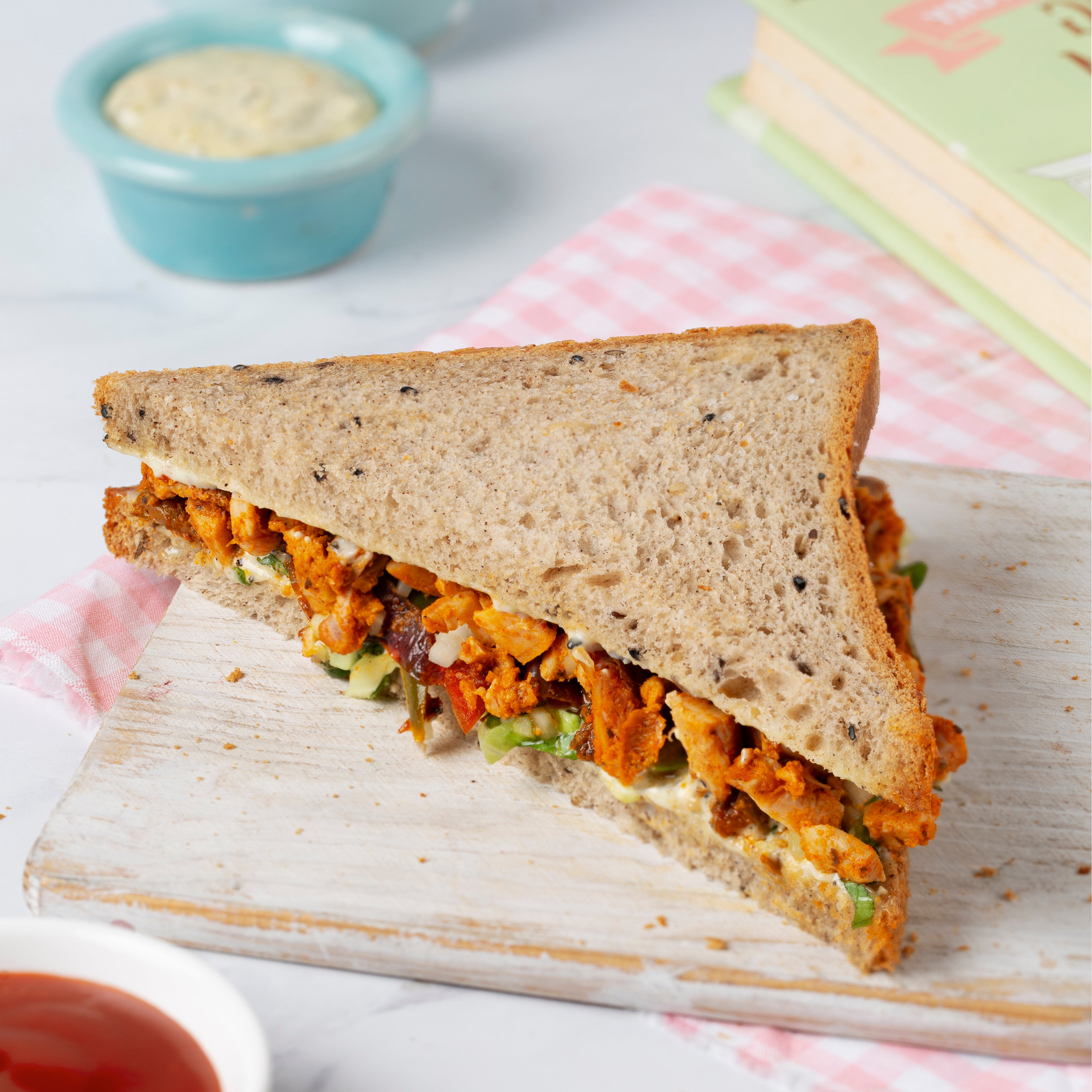 Order Chicken Tikka Sandwich Online at the Best Prices | Theobroma