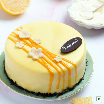 Eggless Cream Cheese & Lemon Cake