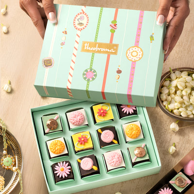 Raksha Bandhan Mini Brownies Gift Box [12 Pcs]