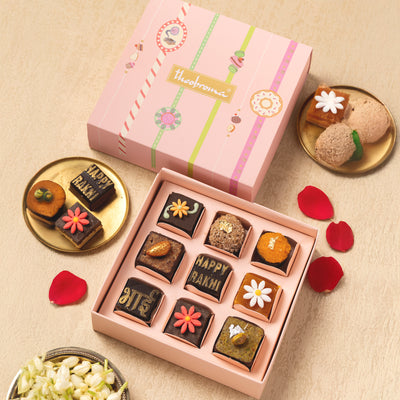 Raksha Bandhan Mithai Confectionery Box [9 Pcs]