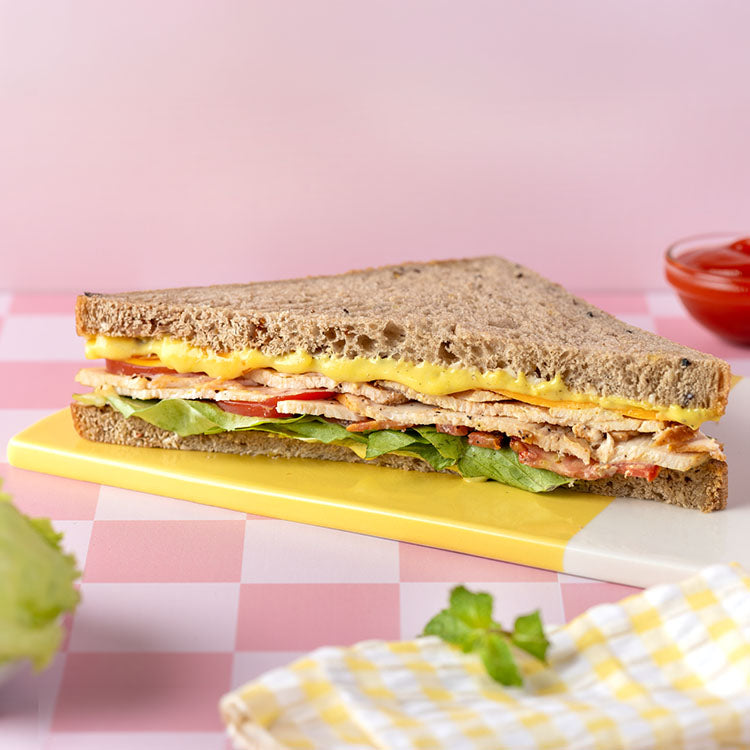 Roasted Chicken & Mustard Protein Sandwich
