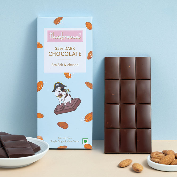 55% Dark Chocolate with Sea Salt & Almond
