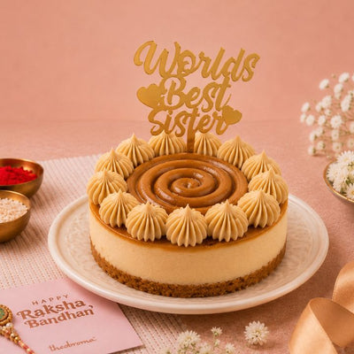 Raksha Bandhan Special Lotus Biscoff Bento Cheesecake [320g] for Sis