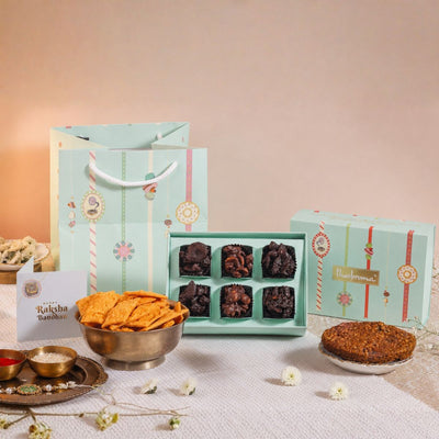 Raksha Bandhan Special Signature Gift Hamper Bag for Sister
