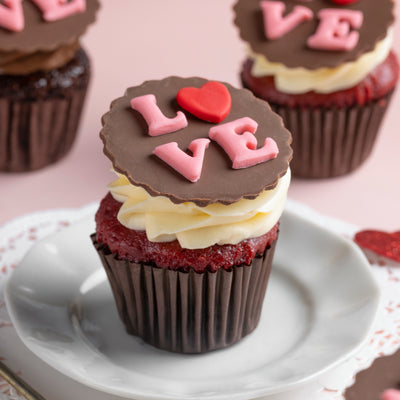 Valentine's Cupcakes (4 pcs)