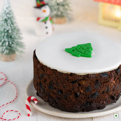 Eggless Christmas Cake (big) - Theobroma